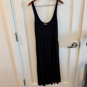 Reformation Jeans Black Tank midi flowy dress